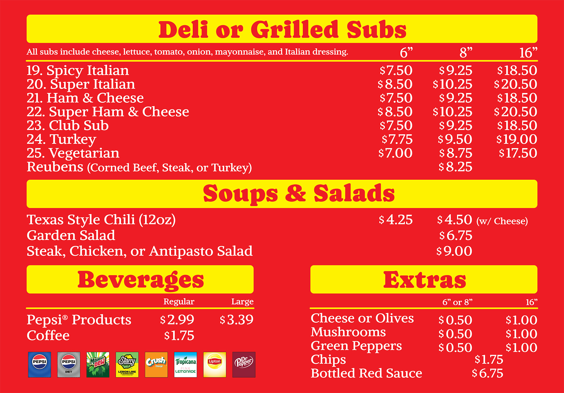 Flint Menu